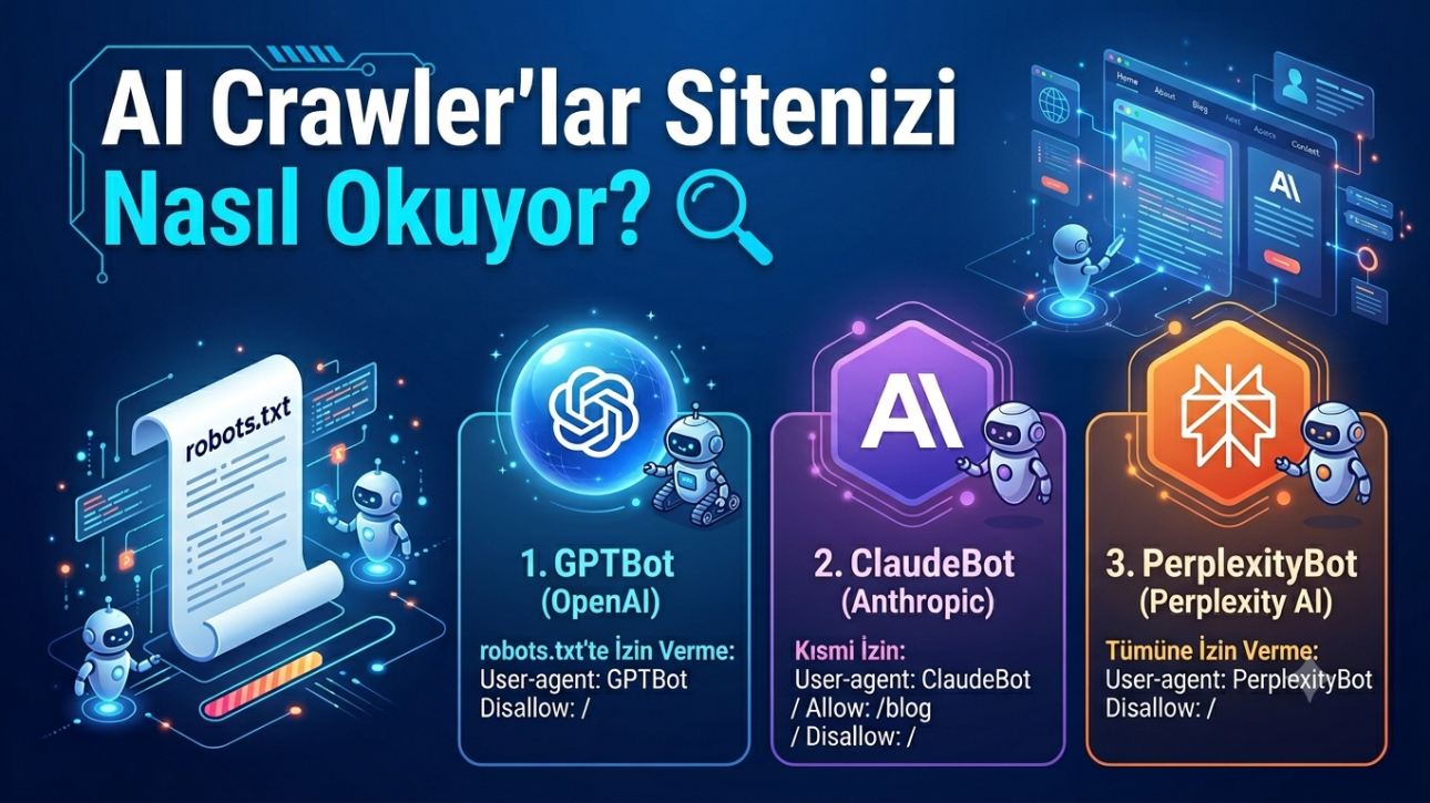 AI Crawler'lar Sitenizi Nasıl Okuyor