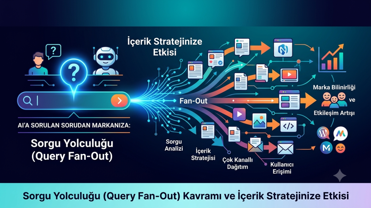 AI'a Sorulan Sorudan Markanıza: "Sorgu Yolculuğu" (Query Fan-Out) Kavramı ve İçerik Stratejinize Etkisi