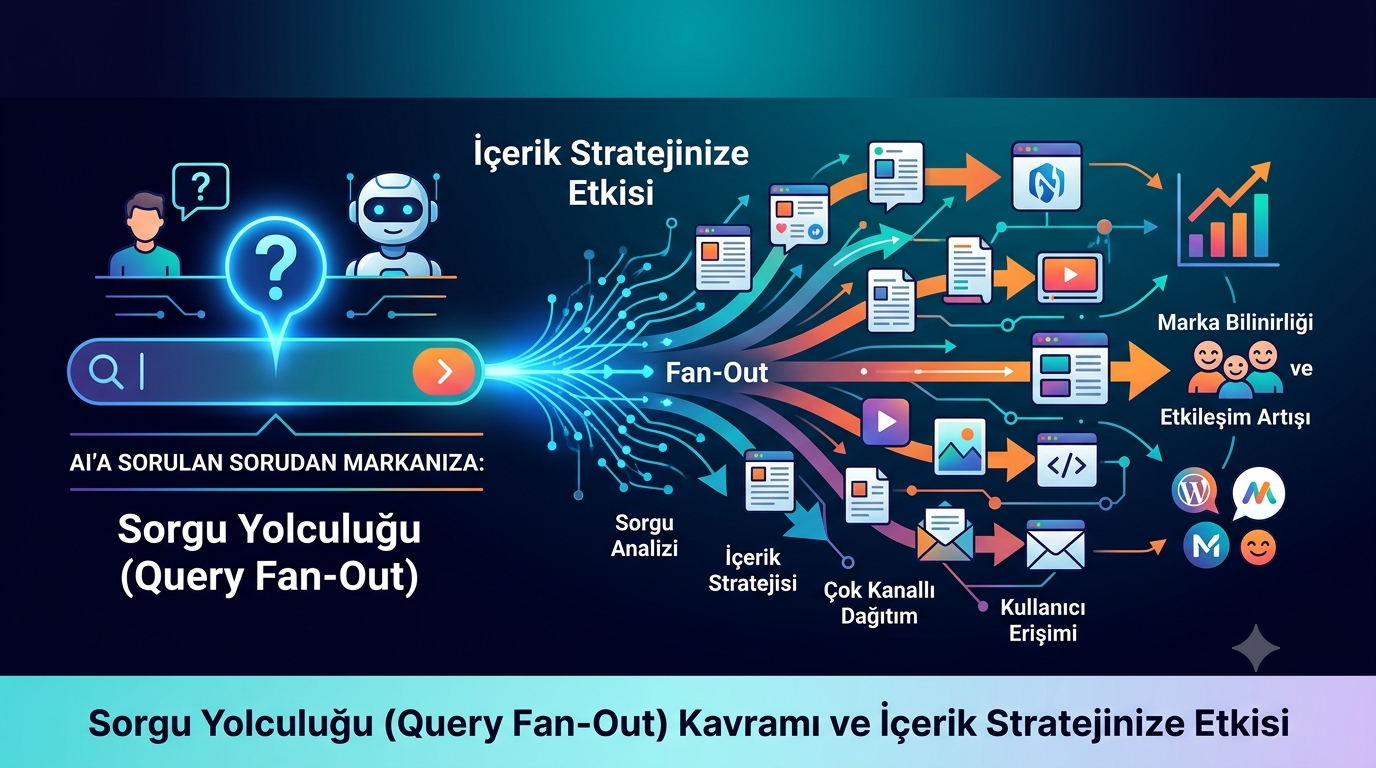 AI'a Sorulan Sorudan Markanıza: "Sorgu Yolculuğu" (Query Fan-Out) Kavramı ve İçerik Stratejinize Etkisi