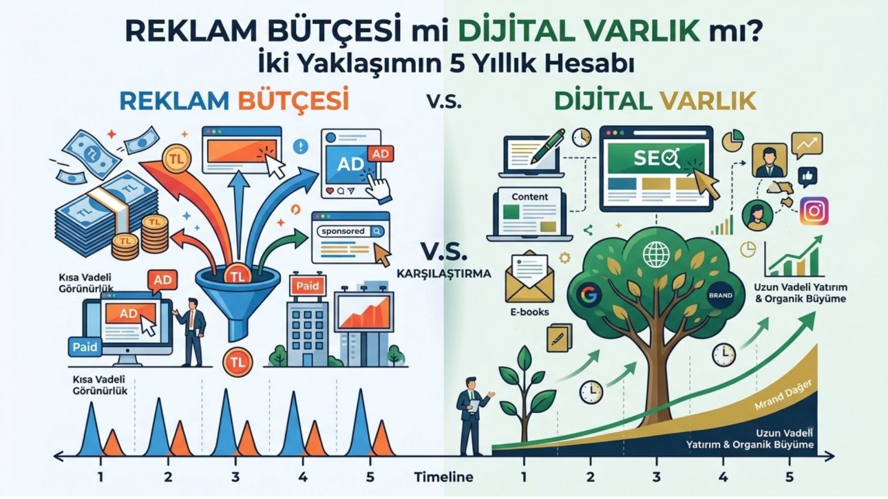 reklam bütçesi mi dijital varlık mı