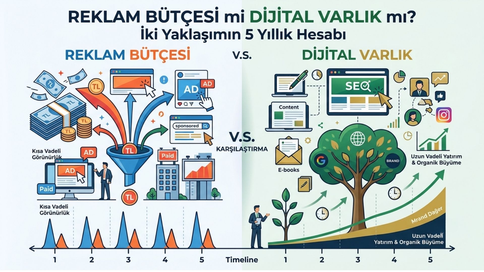 reklam bütçesi mi dijital varlık mı