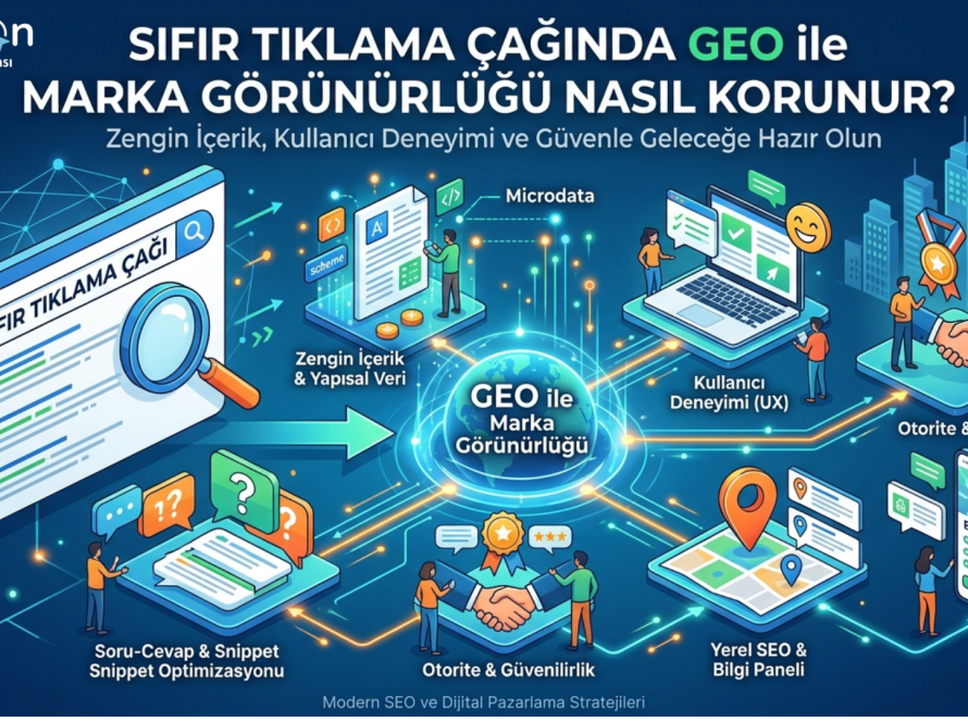 Sıfır Tıklama Çağında GEO ile Marka Görünürlüğü Nasıl Korunur