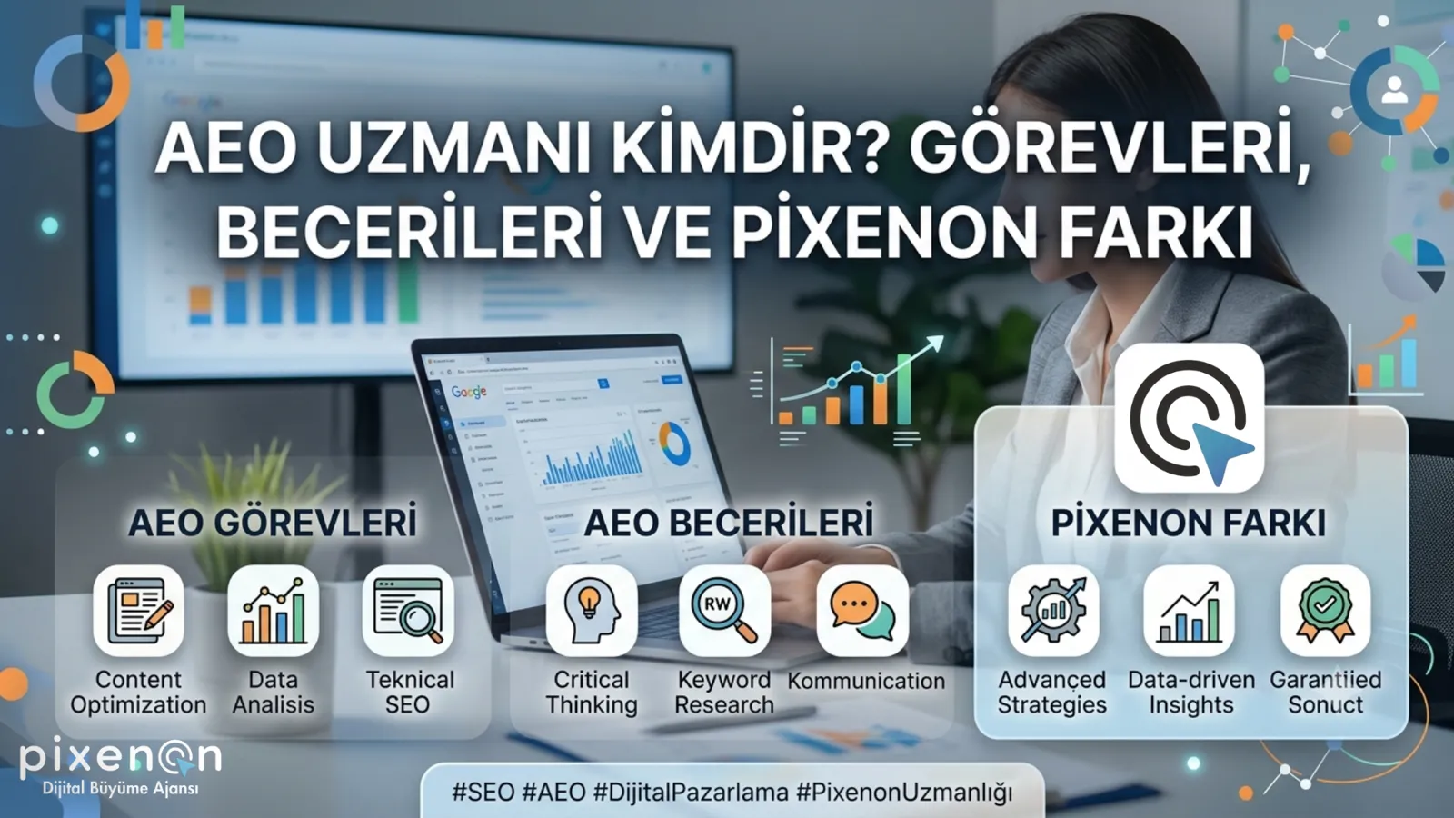 Who Is an AEO Specialist? Duties, Skills, and the Pixenon Difference
