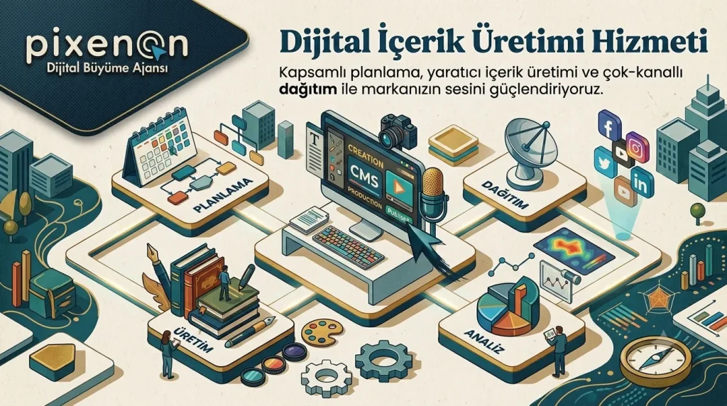 Dijital İçerik Üretimi Hizmeti | Pixenon