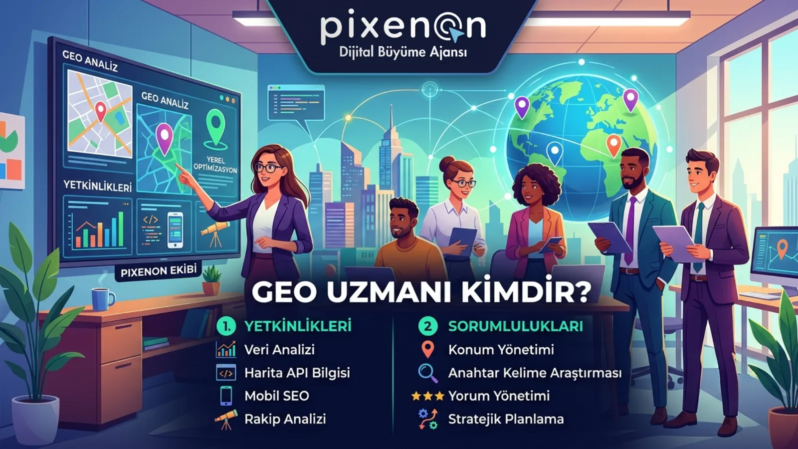 Who Is a GEO Expert? Skills, Responsibilities, and the Pixenon Team